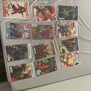 unopened Marvel and Dc comics and comic book box